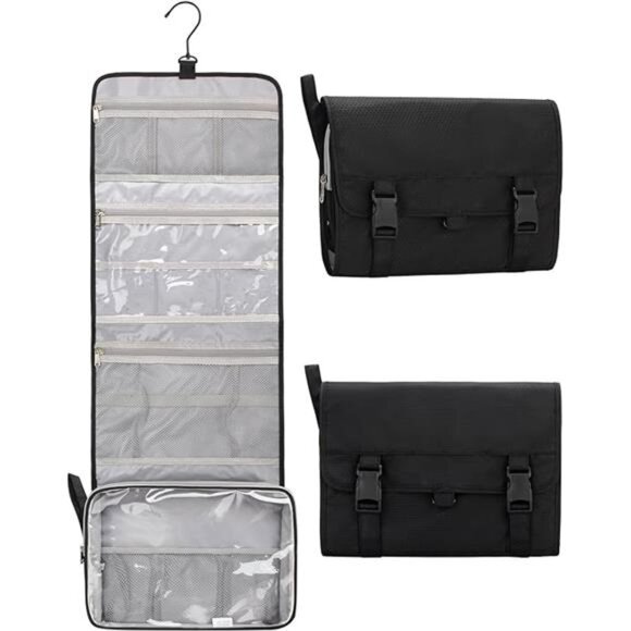 Travel Toiletry Bag for Men,Hanging ToiletryBag for Women Makeup CosmeticStorage - Picture 7 of 7